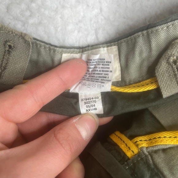 Gap Gapkhakis Loose Fit Cargo Shorts Mens XS Green utility Crocodile 279454-03 - Picture 5 of 9